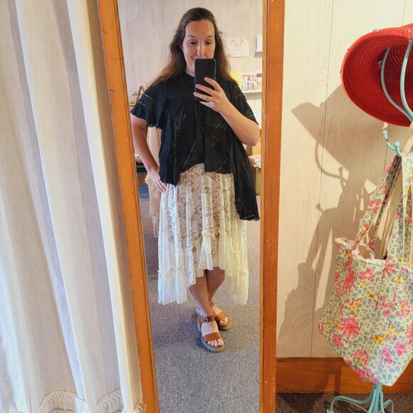 Joyfolie Leo Set Skirt & Bralette Style Top Beautiful For Romantic Occasions - Picture 10 of 11